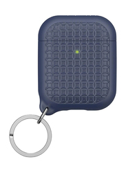 Catalyst Key Ring Case for Apple AirPods 1/2, Midnight Blue