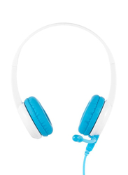 Onanoff Buddyphones Studybuddy On-Ear Headphones with Mic, Blue