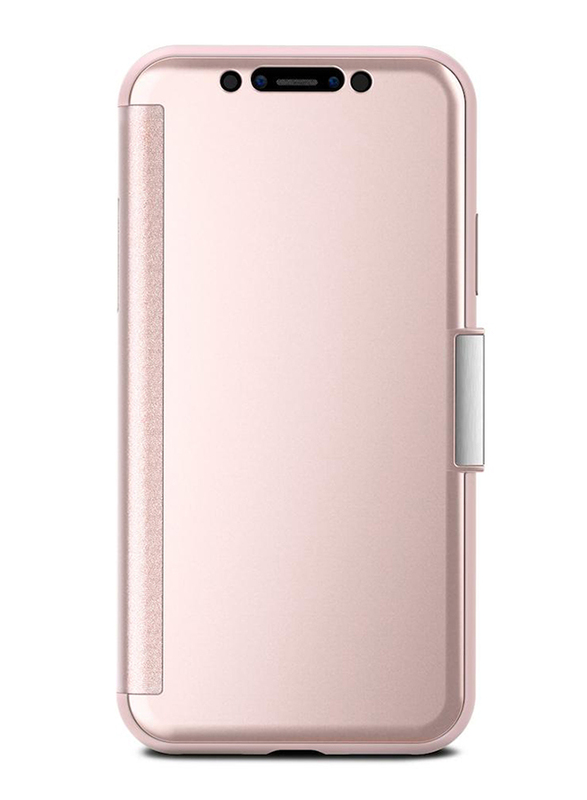 Moshi Apple iPhone XS/X Mobile Phone Stealth Case Cover, Champagne Pink
