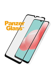 PanzerGlass Samsung Galaxy A32 5G Edge to Edge Fit Mobile Phone Tempered Glass Screen Protector with Antimicrobial Surface Protection, Clear/Black Frame