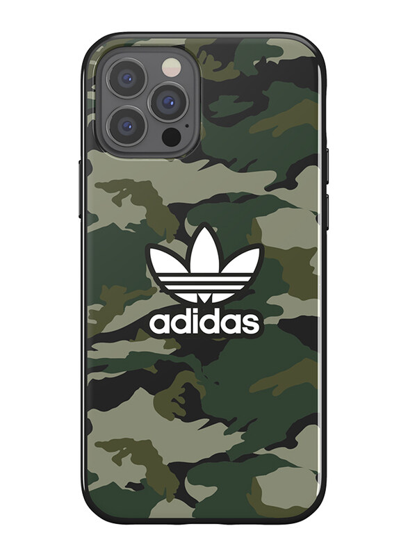 

Adidas Snap Apple iPhone 12/12 Pro Night Cargo Graphic Mobile Phone Case Cover, Camouflage