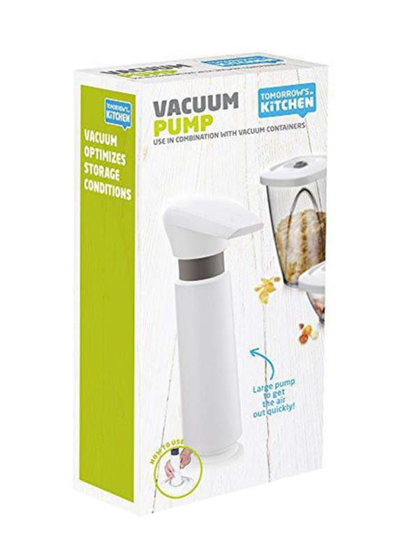 Tomorrow's Kitchen Vacuum Pump for Vacuum Seal Containers, White