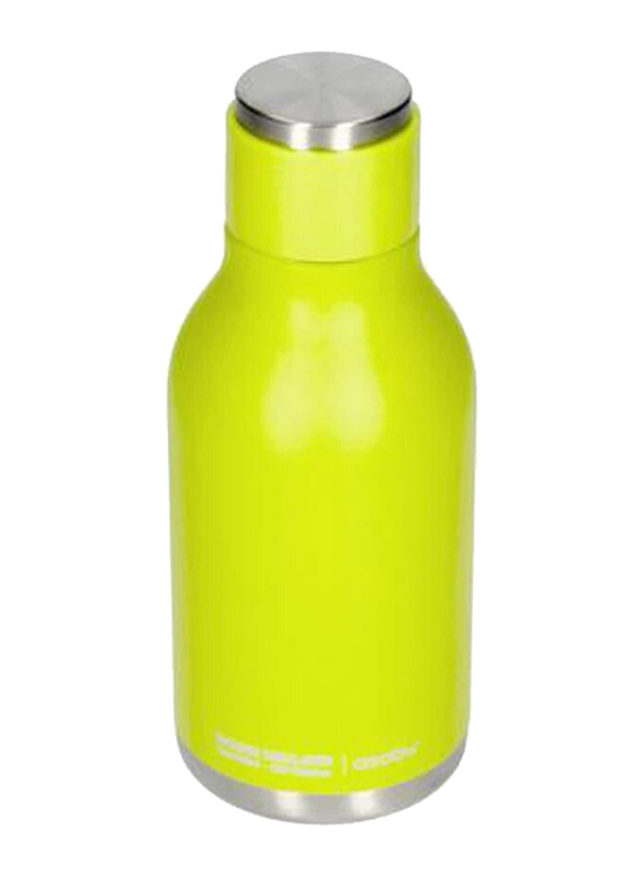 Asobu 473ml Urban Insulated and Double Walled 24hrs Cool Stainless Steel Bottle, Lime