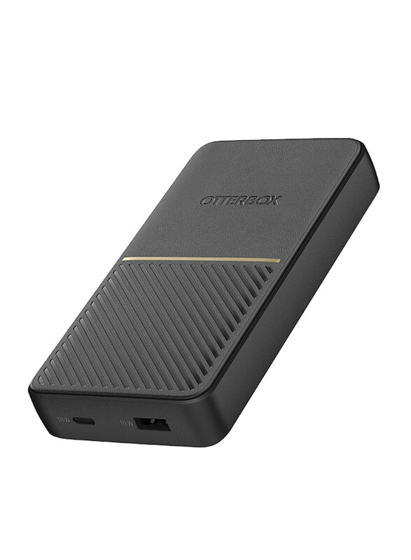 

OtterBox 15000mAh Wired Fast Charging Power Bank with USB-C & USB-A Ports, 18W, Twilight Black