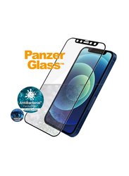 PanzerGlass Apple iPhone 12 Mini Anti-Blue Light Edge-to-Edge Mobile Phone Tempered Glass Screen Protector, Black Frame/Anti-Bluelight