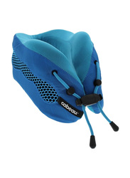 Cabeau Evolution Cool Air Circulating Head and Neck Memory Foam Cooling Travel Pillow, Blue