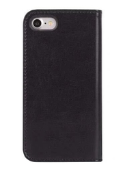 Moshi Apple iPhone 8/7/6S/6 Overture Mobile Phone Flip Case Cover, Charcoal Black