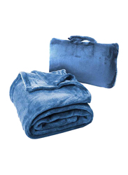 Cabeau Fold 'n Go Blanket, Royal Blue
