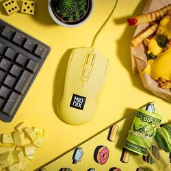 Mionix Avior Ambidextrous Optical Gaming Mouse, French Fries, Yellow