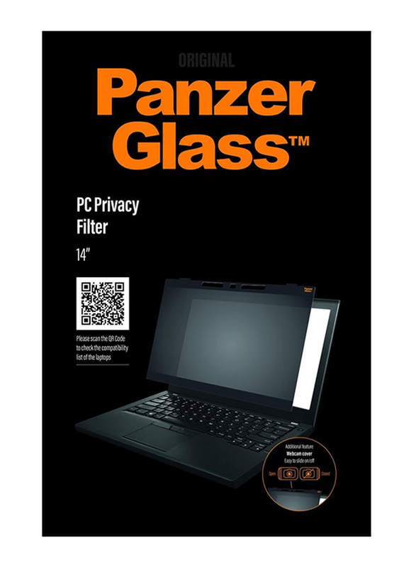 Panzerglass Dual Privacy Filter Screen Protector for PC 14 inch, Black