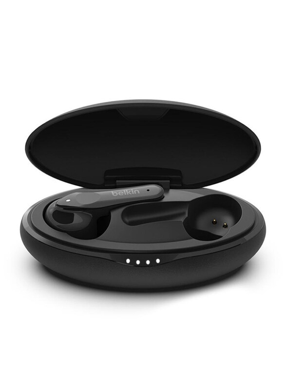 

Belkin Soundform Move Plus True Wireless Bluetooth In-Ear Earbuds with Mic, Black