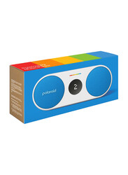 Polaroid Player 2 Portable Bluetooth Speaker, Blue/White