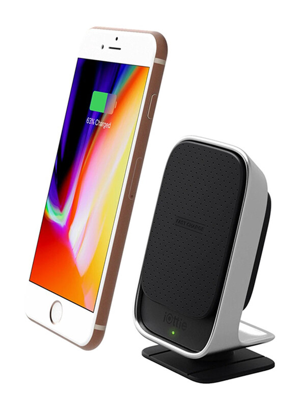 

Iottie iTap Wireless Fast Charging Mount Car Charger, Black