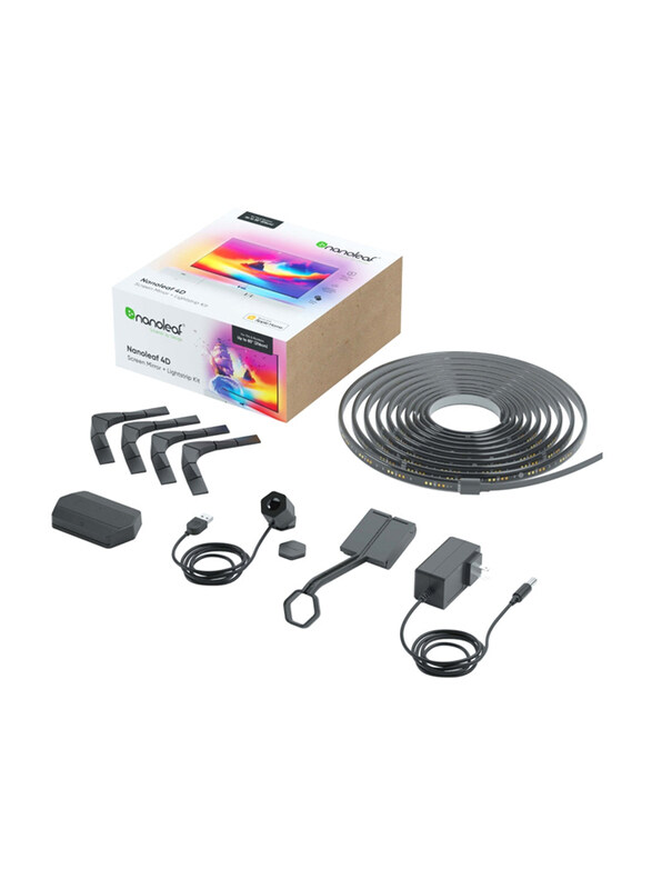 

Nanoleaf 4D TV Screen Mirror Camera & LED Lightstrip 5.2-Meter Kit, Black