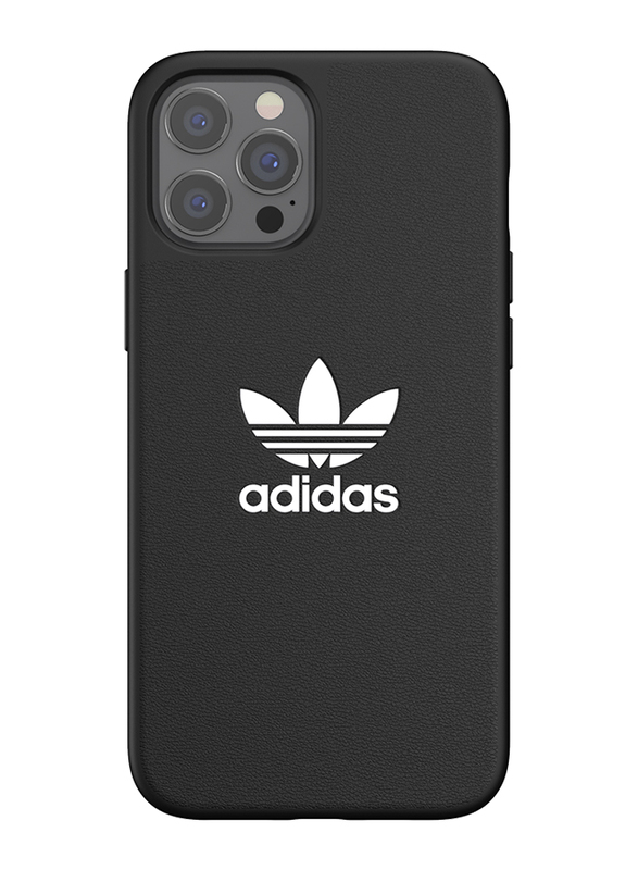 

Adidas Originals Apple iPhone 12 Pro Max Basic Moulded Mobile Phone Case Cover, Black/White