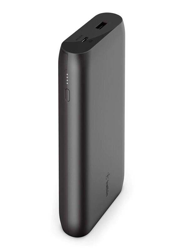 Belkin 20000mAh Boost Charge USB Type-C Power Bank, Powerful 30W PD Laptop & Phone Charger with Cable, Black