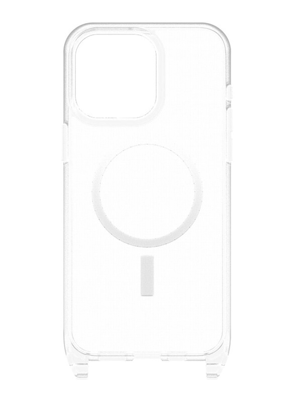 

Otterbox Apple iPhone 15 Pro Max React Necklace MagSafe Mobile Phone Back Case Cover, Clear