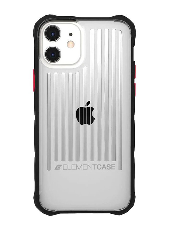 Element Case Apple iPhone 12 Mini Special Ops Military-Grade Rugged Screen Barricade Clearshell Plating Mobile Phone Case Cover, Clear/Black