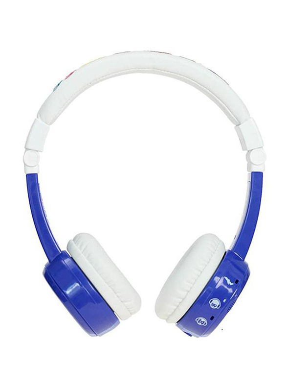 BuddyPhones InFlight 3.5mm Jack On-Ear Headphones, Blue