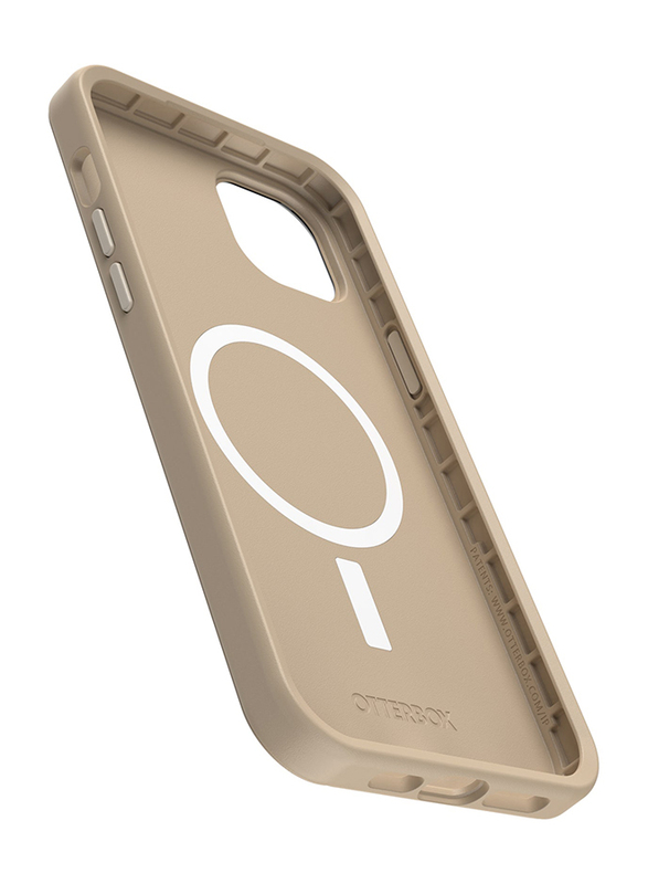 Otterbox Apple iPhone 14 Plus Symmetry Plus AntiBacterial & Drop Protection MagSafe Mobile Phone Case Cover, Beige