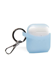 Podpocket Scoop Collection Silicone Case for Apple AirPods, Light Blue