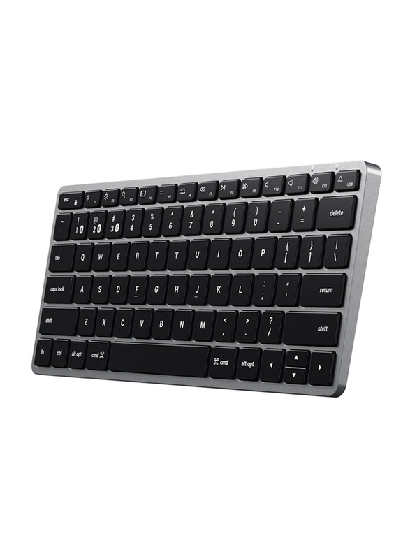 Satechi Ultra Slim Backlit W3 USB-C Wired English Keyboard, Space Grey