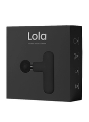 Lola Lightweight Compact Portable Massager Gun, 2000mAh, Black