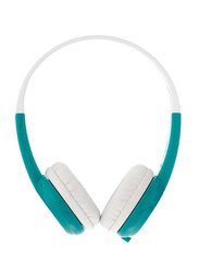 BuddyPhones Explore 3.5mm Jack On-Ear Headphones with Mic, Green