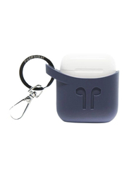 Podpocket Silicone Case for Apple AirPods, Indigo Blue