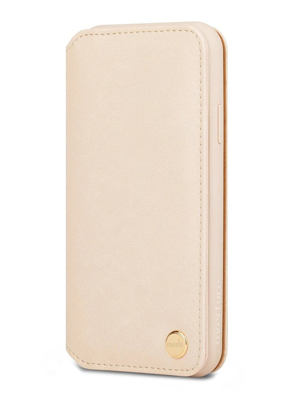 Moshi Apple iPhone XS Max Overture Mobile Phone Flip Case Cover, Savanna Beige