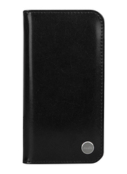 Moshi Apple iPhone XS/X Overture Mobile Phone Flip Case Cover, Charcoal Black