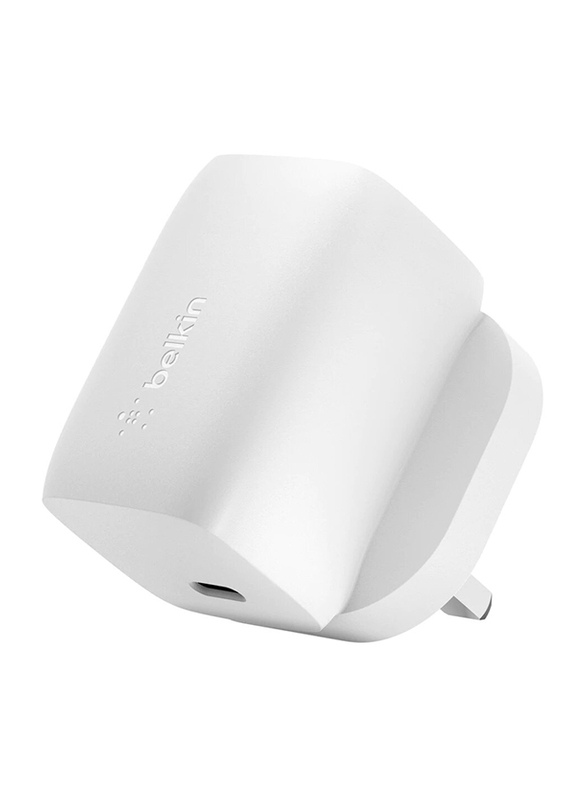 Belkin Boost Charge Pro USB-C GaN Wall Charger, 60W, White