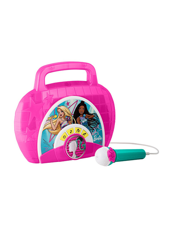 KIDdesigns Barbie Sing Along Boombox, Multicolour