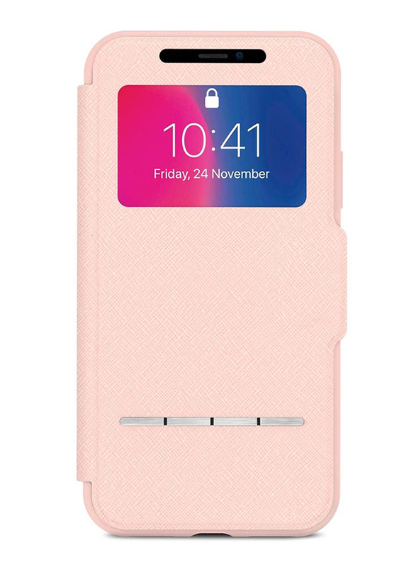 Moshi Apple iPhone XS/X Mobile Phone Sense Case Cover, Luna Pink