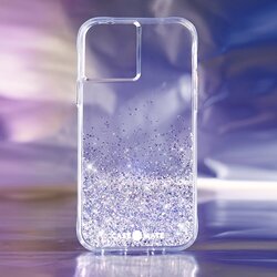 Case-Mate Apple iPhone 12/12 Pro Twinkle Ombre Reflective Foil Design 10-Feet Drop Protection PC Construction Mobile Phone Case Cover, Stardust
