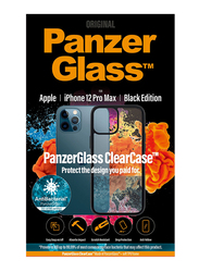 Panzerglass Apple iPhone 12 Pro Max Mobile Phone Case Cover, Black Clear