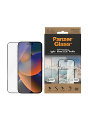 Panzerglass Apple iPhone 14 Pro Max 2022 Anti-Reflective Screen Protector, Black/Clear