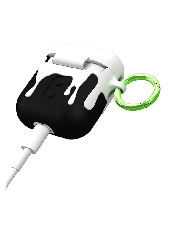 Case-Mate Ozzy Dramatic Creature Pods Case for Apple AirPods, White/Black