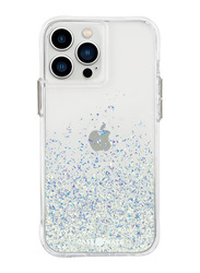 Case-Mate Apple iPhone 13 Pro Max Twinkle Ombra Micropel & Antimicrobial MagSafe Mobile Phone Case Cover, Stardust