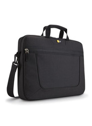 Case Logic Value 15.6-inch Attache Laptop Messenger Bag, Black
