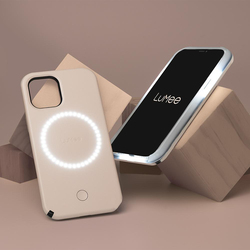 Lumee Apple iPhone 12/12 Pro Halo Selfie Mobile Phone Case Case, Pink