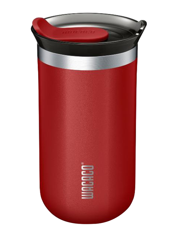 Wacaco 300ml Stainless Steel Octaroma Vacuum Insulated Travel Mug, Red