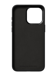 Nudient Apple iPhone 15 Pro Max 2023 Plastic Bold Mobile Phone Case Cover, Black