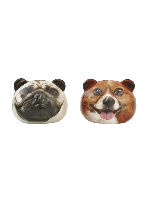 

Kikkerland Dog Stress Balls, 2 Pieces, Multicolour