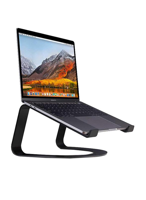 Twelve South Curve Desktop Stand for Apple MacBook, Black