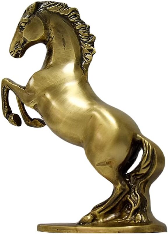 Antique Horse Statue Gold 901