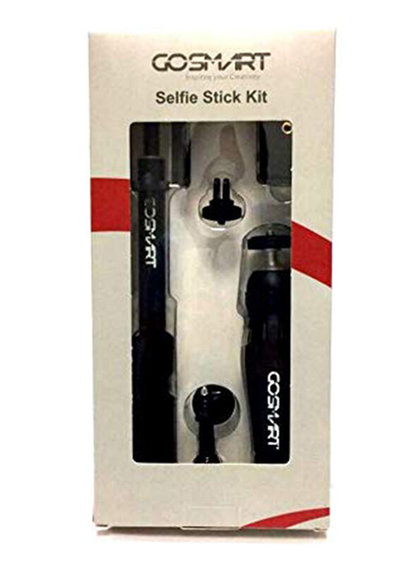 

GoSmart 3-in-1 Universal Selfie Stick Kit, Black