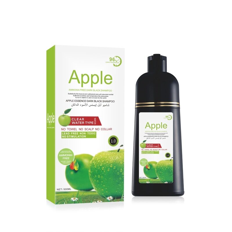 

Apple Ammonia-Free Dark Black Shampoo 96HR 500ml