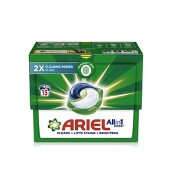 Ariel Original All-in-1 Pods, 15 Count Laundry Detergent Pods