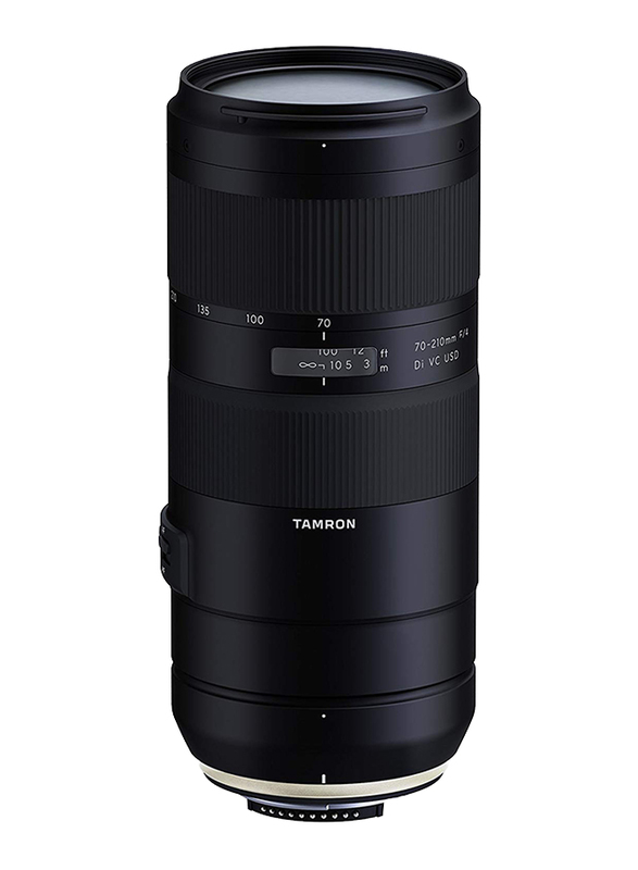 Tamron A034N 70-210mm F/4 Di VC USD with Hood Lens for Nikon DSLR Camera, Black